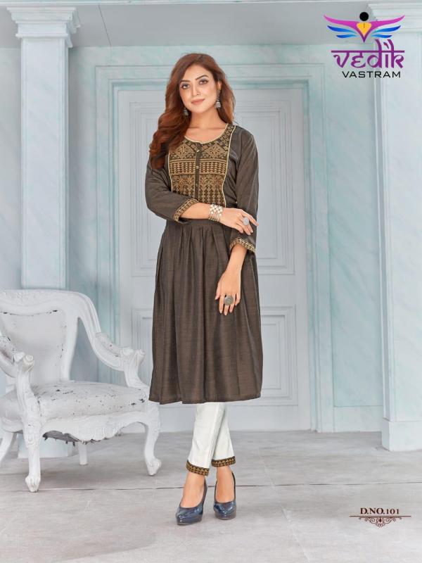 Vedik Vastram 1 rayon kurti Bottom set